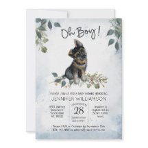 ¡Oh, chico! Boy Baby German Shepherd