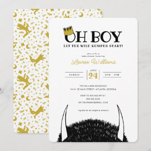 Invitación Oh, chico Dejar que el salvaje Rumpus inicie Bab