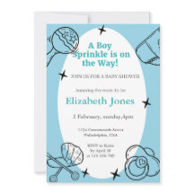 Oh Chico rociar es un niño Baby Shower