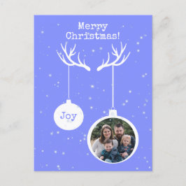 Invitación Oh ciervo, es la postal de vacaciones de los Navid