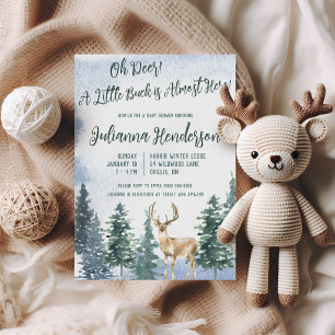 Invitación ¡Oh Ciervo! Un pequeño cervatillo está casi aquí.