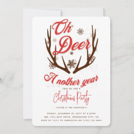 Invitación Oh Deer a otros Navidades de año