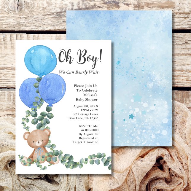 Invitación Oh Dios, Podemos Esperar A Baby Shower (Subido por el creador)