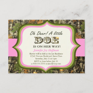 Invitación ¡Oh el ciervo, una pequeña gama está en su manera!