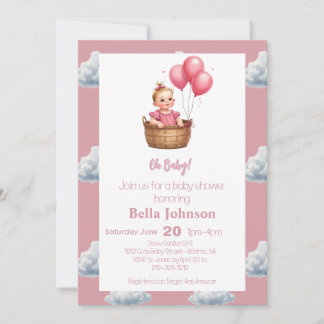 Invitación Oh Fiesta de Bebé 