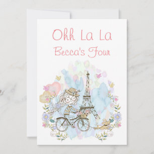 Invitación Oh La La Parisina  