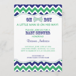 Invitación OH la pajarita Baby Shower invita