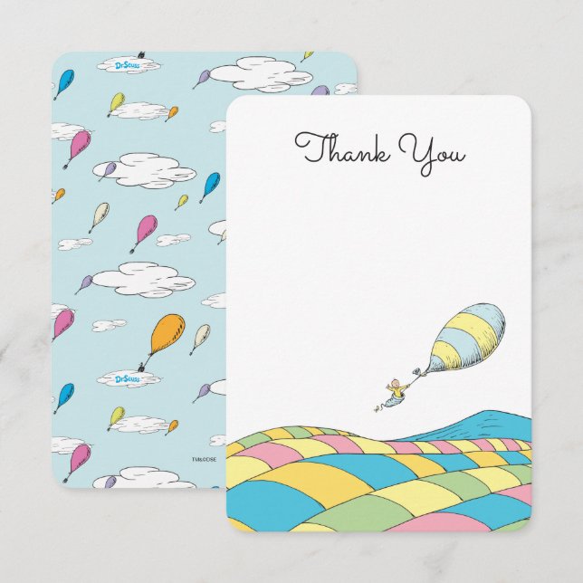 Invitación ¡Oh! ¡Los lugares a los que vas! Cumpleaños Muchac (Anverso / Reverso)