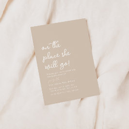 Invitación Oh, Los Lugares En Los Que Va A Ir A Grad Party In