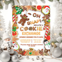 Oh Navidades Snap Cookie Exchange Gingerbread