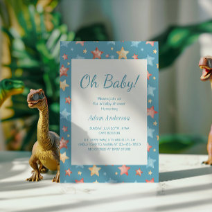 Invitación ¡Oh, nena! Starry Sky Baby Shower - Boy Baby Showe