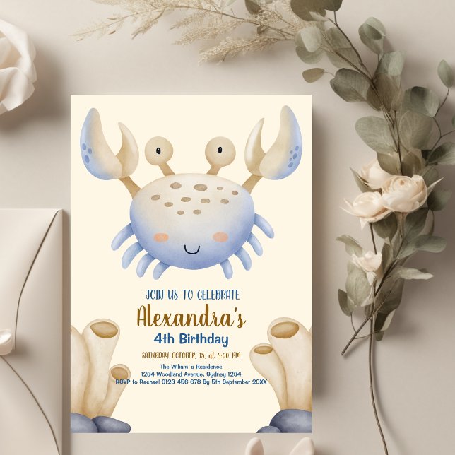 Invitación Oh Niño Bajo El Mar Cumpleaños (Subido por el creador)