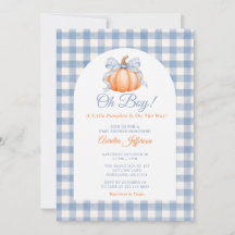 Oh Niño Calabacita Azul Baby Shower