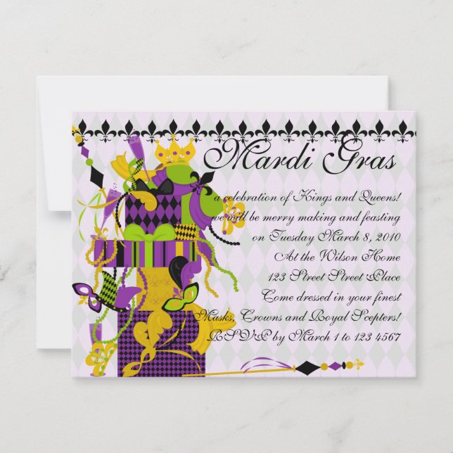 Invitación ¡Oh Qué Agradable Mess! (Anverso)