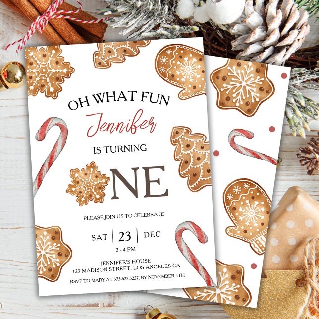 Invitación Oh Qué Diversión | Navidades de invierno Cookie 1º (Subido por el creador)
