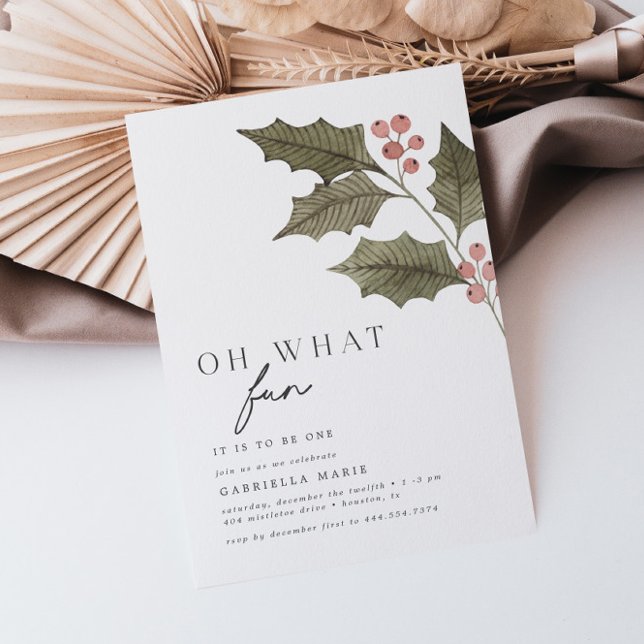 Invitación Oh Qué Divertido Día del Aniversario De Los Niños  (Subido por el creador)