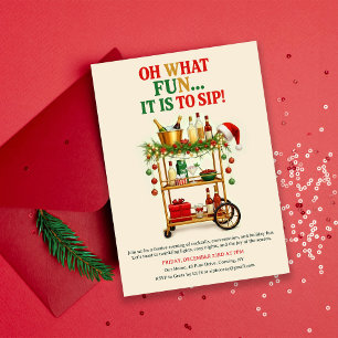 Invitación ¡Oh qué divertido es beber! Fiesta de cócteles nav