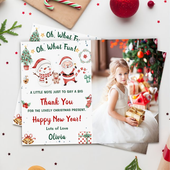 Invitación Oh Qué Divertido Navidades de Nieve Fiesta Foto Gr (Subido por el creador)