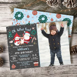 Invitación Oh Qué Divertido Navidades De Nieve Fotos De Fiest<br><div class="desc">Oh Qué Diversión Navidades de Nieve Invitación a la fiesta de cumpleaños</div>