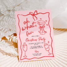 Oh Qué Divertido Navidades dibujados a mano Fiesta