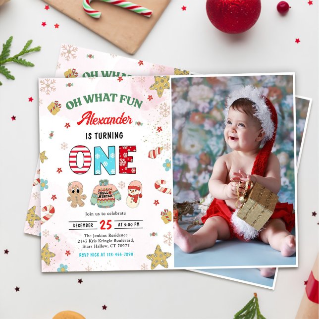 Invitación Oh Qué Divertidos Navidades de Invierno Primer Día (Subido por el creador)
