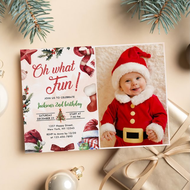 Invitación Oh Qué Navidades divertidos, foto de Fiesta de cum (Subido por el creador)