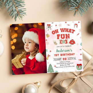 Invitación Oh Qué Navidades Divertidos Fotos de la fiesta de 