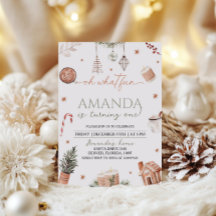 Oh Qué Navidades Divertidos Primer Cumpleaños