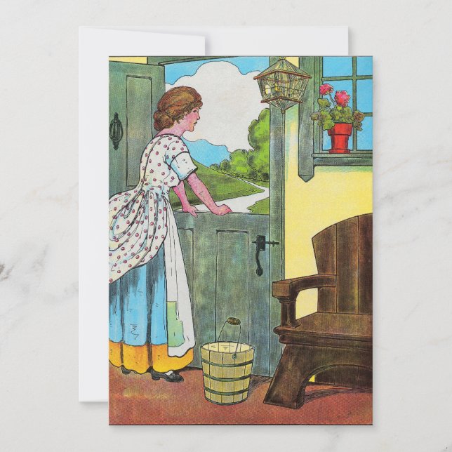 Invitación  Oh, querido, ¿cuál puede ser el asunto? (Anverso)