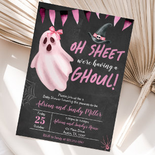 Invitación Oh Sheet Es una Ducha de Bebé Duende