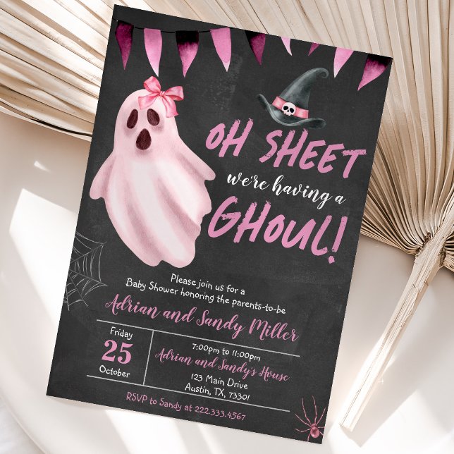 Invitación Oh Sheet Es una Ducha de Bebé Duende (Subido por el creador)