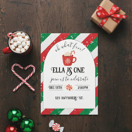 Invitación oh what fun! first birthday invitation