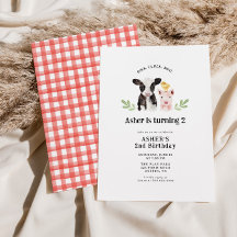 Oink Cluck Moo Cute Farm Animals Cumpleaños