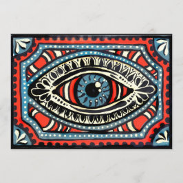 Invitación Ojo azul de los gitanos