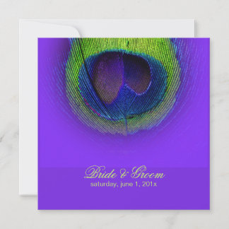 Invitación Ojo de Pavo Real de PixDezines/diy