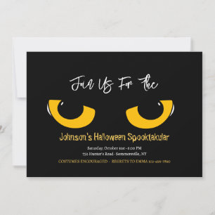 Invitación Ojos de Halloween