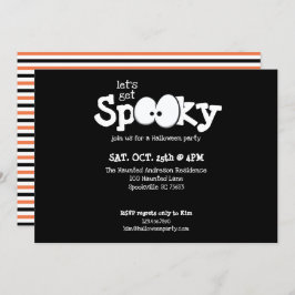 Invitación Ojos Locos Fiesta de Halloween Embrujada