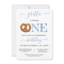 Oktoberfest Pretzel cumple un cumpleaños