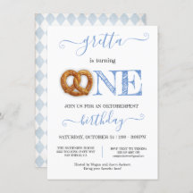 Oktoberfest Pretzel cumple un cumpleaños