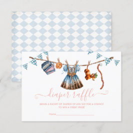 Invitación Oktoberfest Pretzel lederhosen rifa de pañales