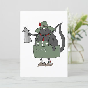 Invitación Oktoberfest Skunk