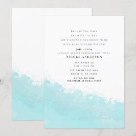 Invitación Ola de chapoteo de agua azul fresco de la playa pa
