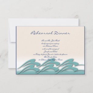 Invitación Olas de amor Boda ensayo