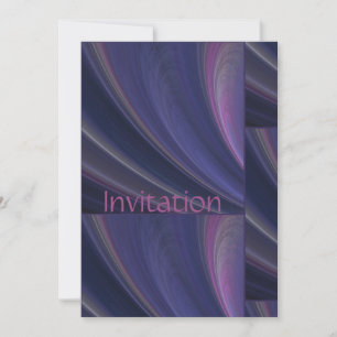 Invitación Olas de Arena Suave Púrpura