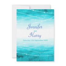 Olas marinas lavan mares brillantes boda azul acuá