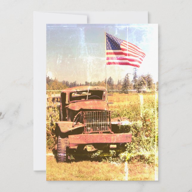 Invitación Olde glory (Anverso)