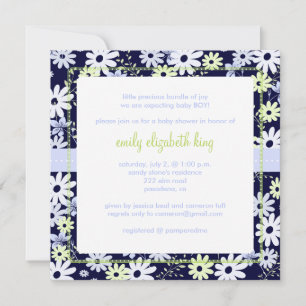 Invitación Olvídate de mí no ~ Bebé de jardín