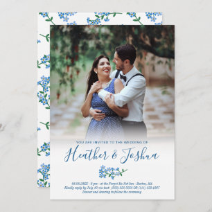 Invitación Olvídate de mí no - Boda de fotos