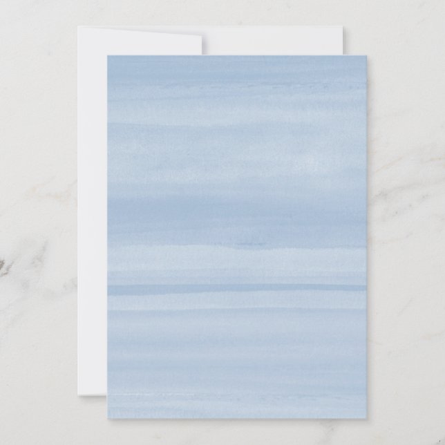 Invitación Ombre color azul marino (Anverso)