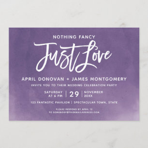 Invitación Ombre Nada Fancy Ama La Tipografía Del Cepillo